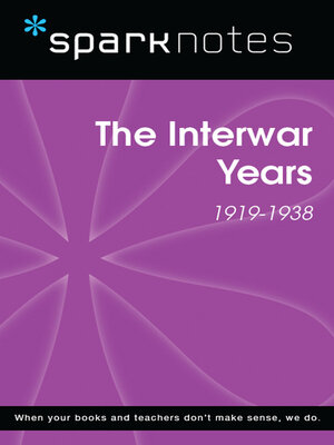 cover image of The Interwar Years (1919-1938) (SparkNotes History Note)